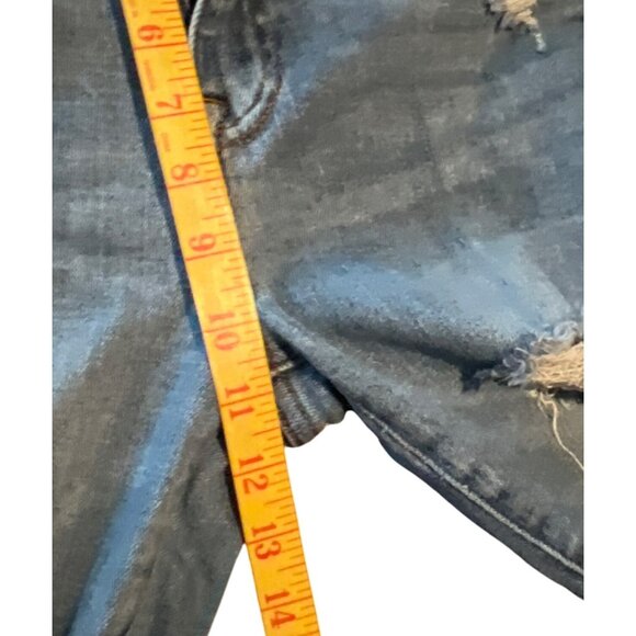 Risen Distressed Ripped Boyfriend Denim Jeans Distressed Los Angeles - Picture 6 of 8